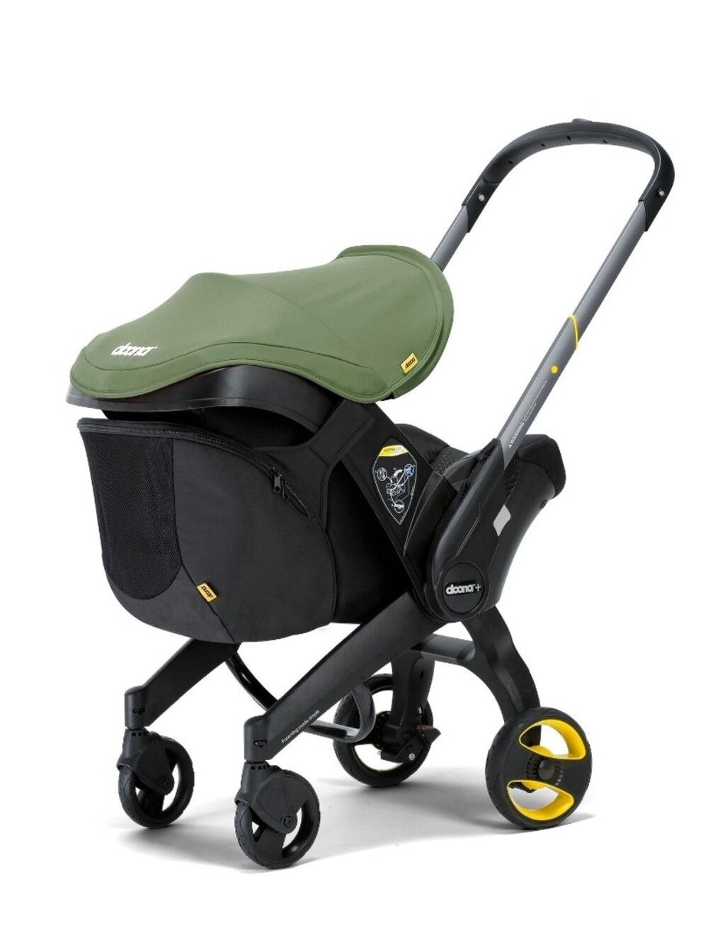 Doona Snap-On Storage Stroller Accessory Black